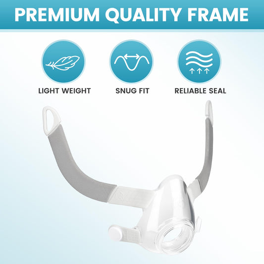 Timok F20 headgear medium offers comfortable, snug support for extended wear.