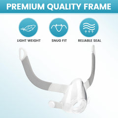 Timok F20 headgear medium offers comfortable, snug support for extended wear.