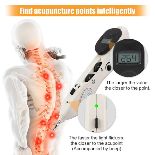 Tirisia meridian pen side view highlighting ergonomic grip for comfortable sessions.
