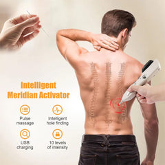 Tirisia three-heads massage system close-up highlights versatility.