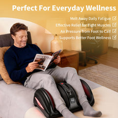 TISSCARE foot massager heat plates provide soothing warmth during therapy.
