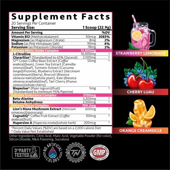 Titan Nutrition Pump Unrivaled fermented L-Citrulline powder close-up highlighting pure quality