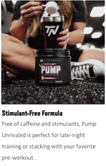 Flavor label of Pump Unrivaled indicating Strawberry Lemonade flavor option