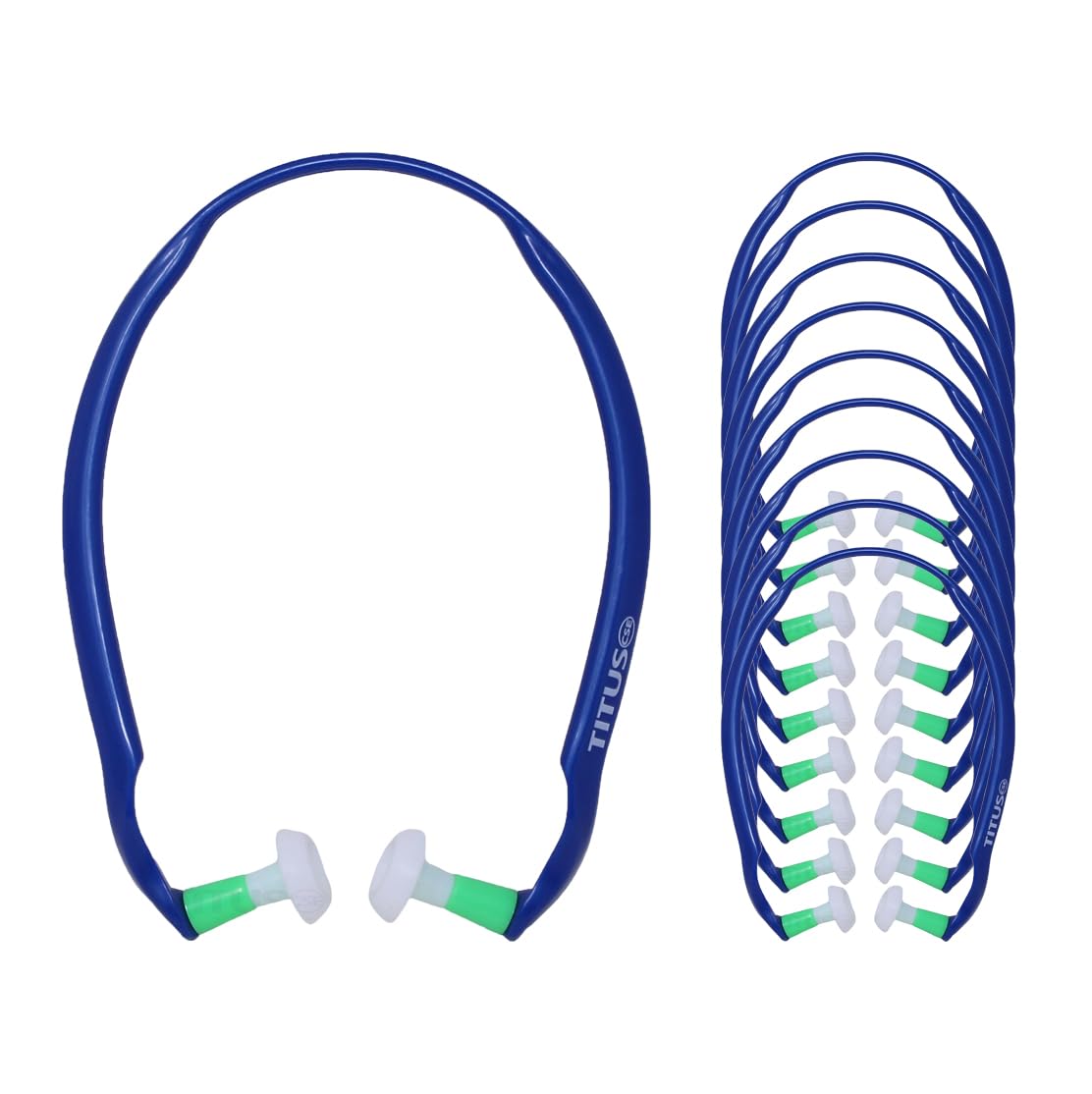 TITUS U-Band ear plugs deliver banded protection for loud environments.
