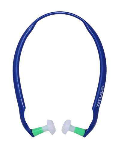 TITUS silicone earplugs with U-Band provide reliable hearing protection at work.