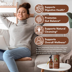 Tiuedu label close-up shows gluten-free, dairy-free, and soy-free claims.