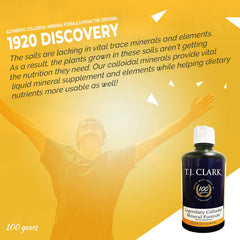 T.J. Clark Legendary minerals liquid appears clear and ready to mix