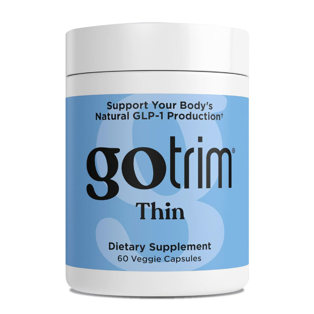 TLS GoTrim bottle cap close-up highlighting stimulant-free design for daily use.