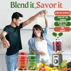TM NATURALS science-details closeup hints natural vitality from plant-based superfoods.