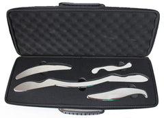 TML Tools IASTM stainless steel tool set with carrying case for durable professional use