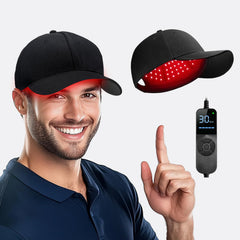 TMOSSO Laser Cap covering the scalp ensures even light exposure during sessions.