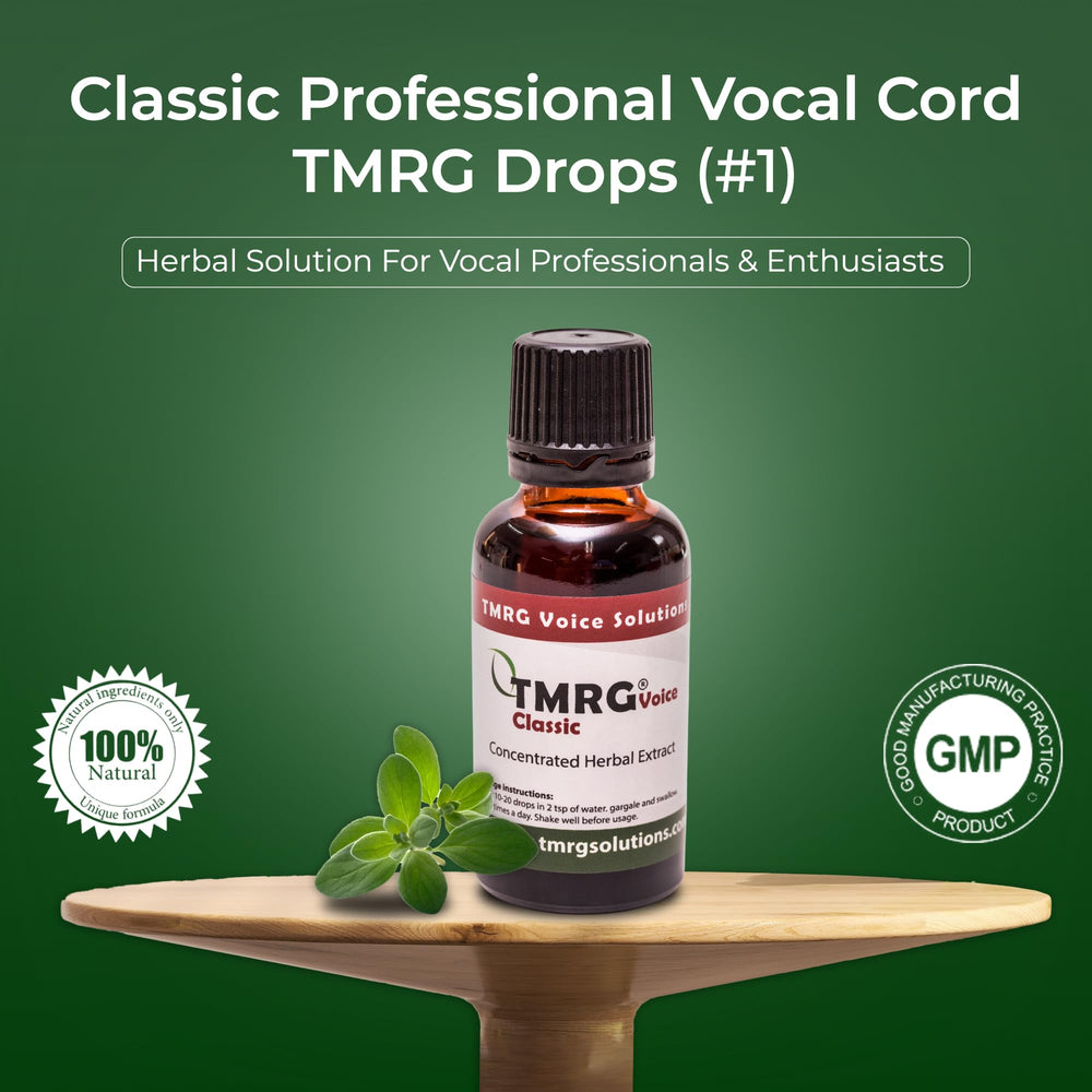 Close-up of the dropper showing precise dosage for quick soothing before rehearsals.