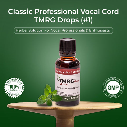Close-up of the dropper showing precise dosage for quick soothing before rehearsals.