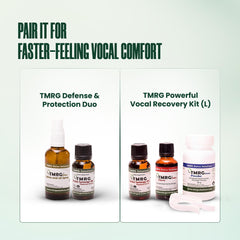Travel pack of TMRG Voice Synergy Oil for on-the-go use