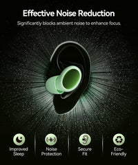 TOAPEX ultra-soft silicone earplugs for cloud-like comfort on long flights
