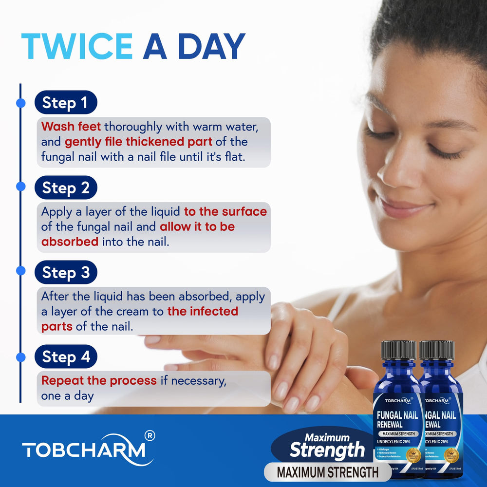 Tobcharm contents inside the pack ready for home care routine.