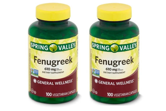 Toeah Spring Valley fenugreek bottle for daily wellness support.
