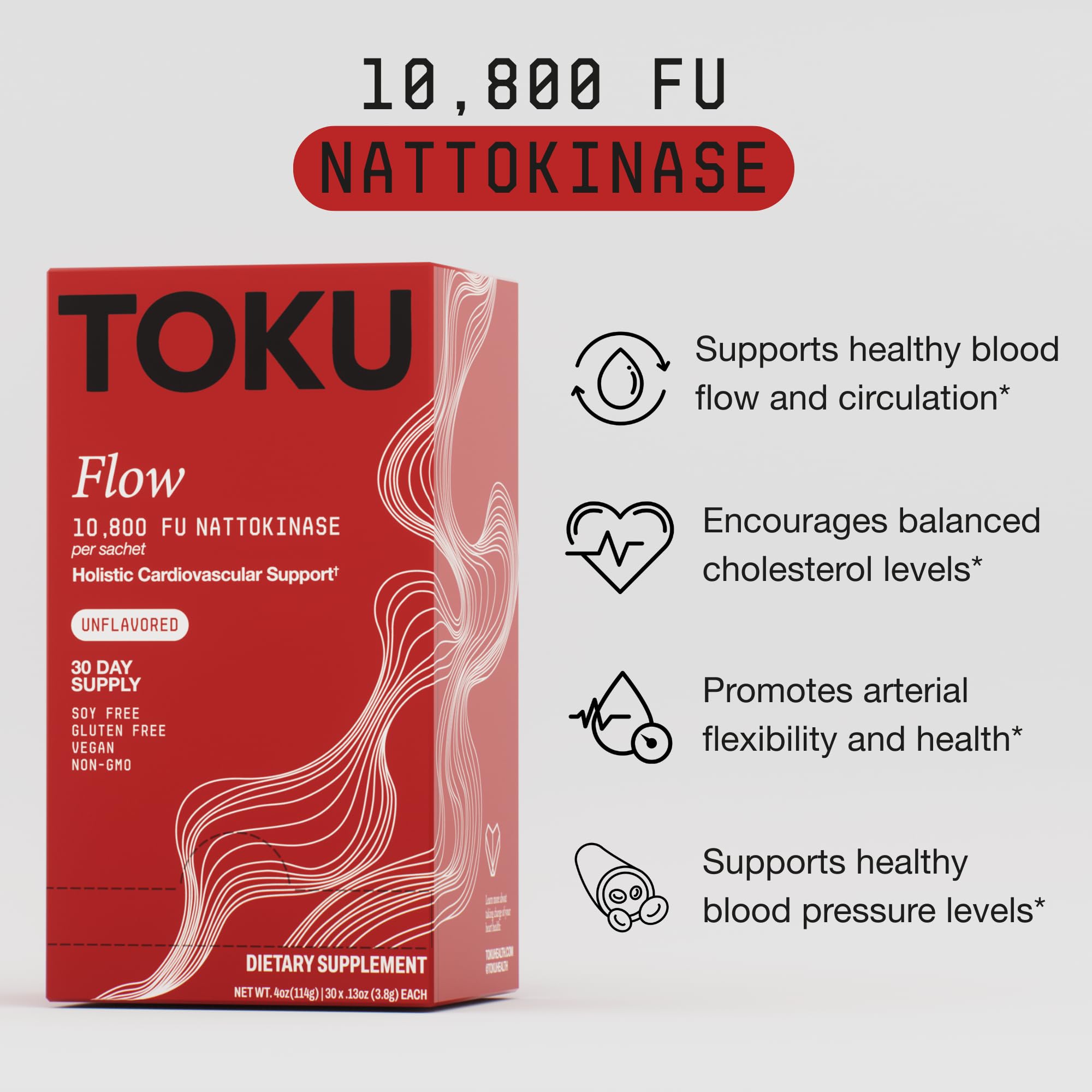 Toku Flow single-serve packets ready for daily on-the-go use.