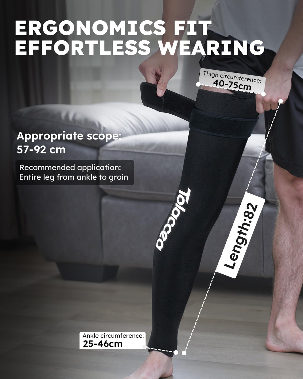 Tolaccea hot and cold therapy option for versatile muscle recovery routines.