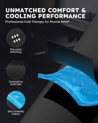 Tolaccea medical-grade gel delivers deep, even cooling for targeted leg relief.