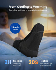 Tolaccea night splint offers adjustable fit for different feet
