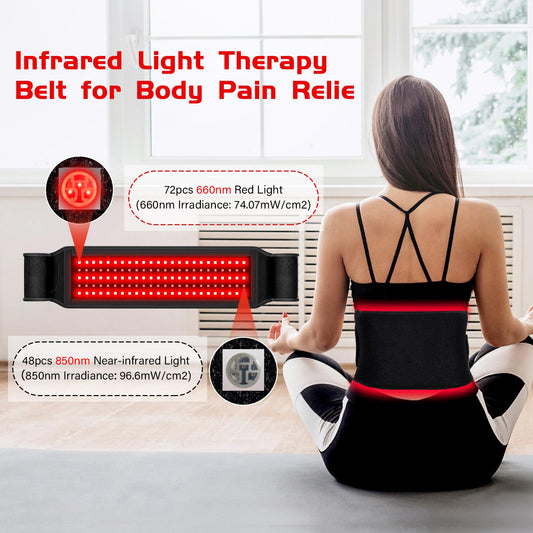 TOLOCO belt remote control enables easy timed sessions.