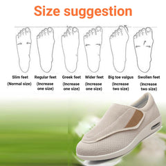 TomnuK wide diabetic shoes ready for swollen feet in daily wear