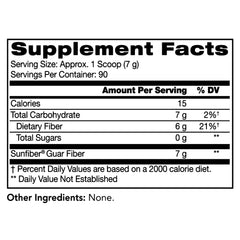 Tomorrow's Nutrition Sunfiber supports gut health with prebiotic fiber