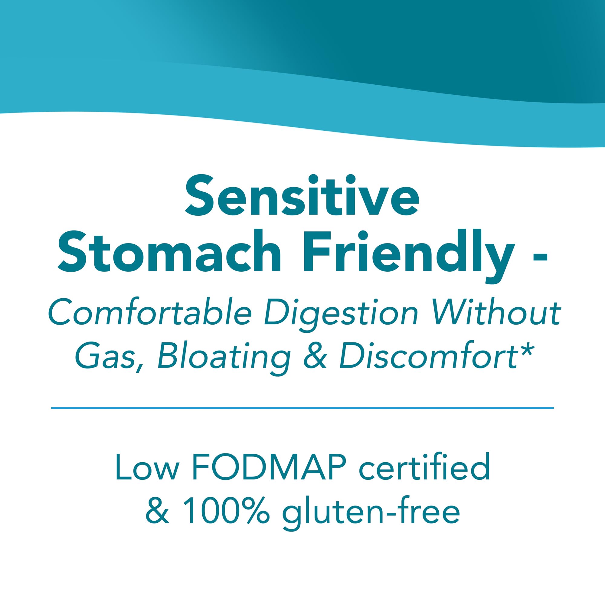 Tomorrow's Nutrition Sunfiber ingredients chart showcases soluble fiber profile