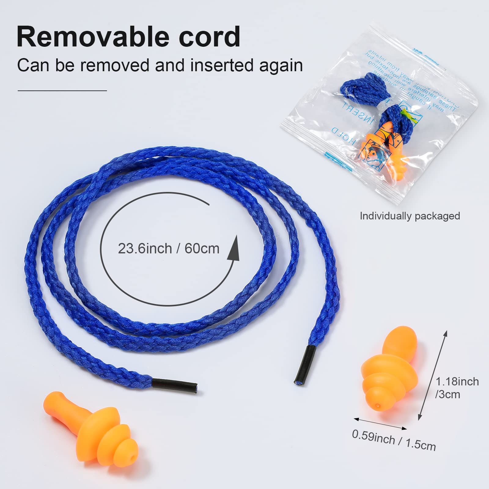 Tondiamo individually wrapped ear plugs with a tree-like design stay clean.