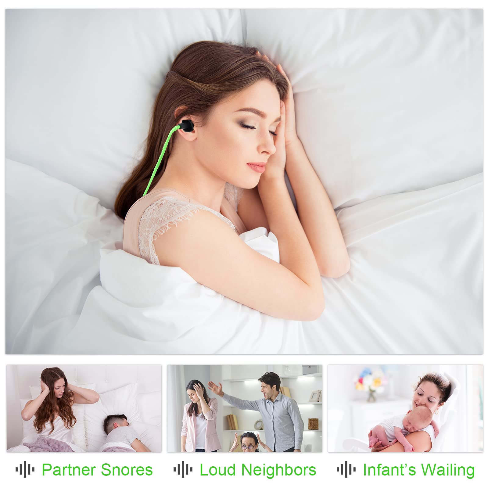 Tondiamo earplugs noise-reduction-feature for quieter environments