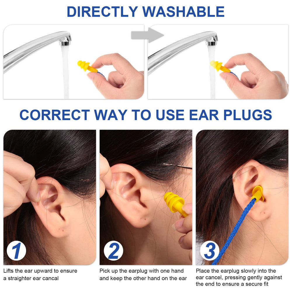 Tondiamo soft silicone ear plugs offer comfortable listening protection