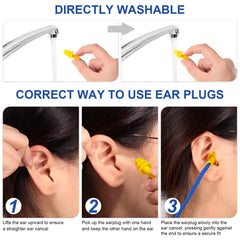 Tondiamo soft silicone ear plugs offer comfortable listening protection