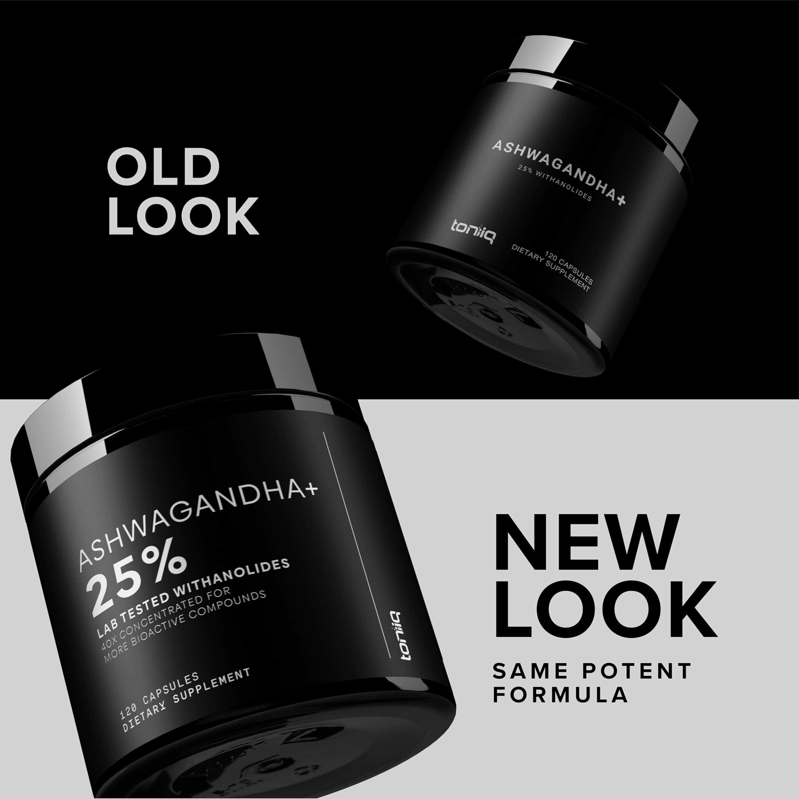 Toniiq Ashwagandha third-party testing certificate confirms independent review.