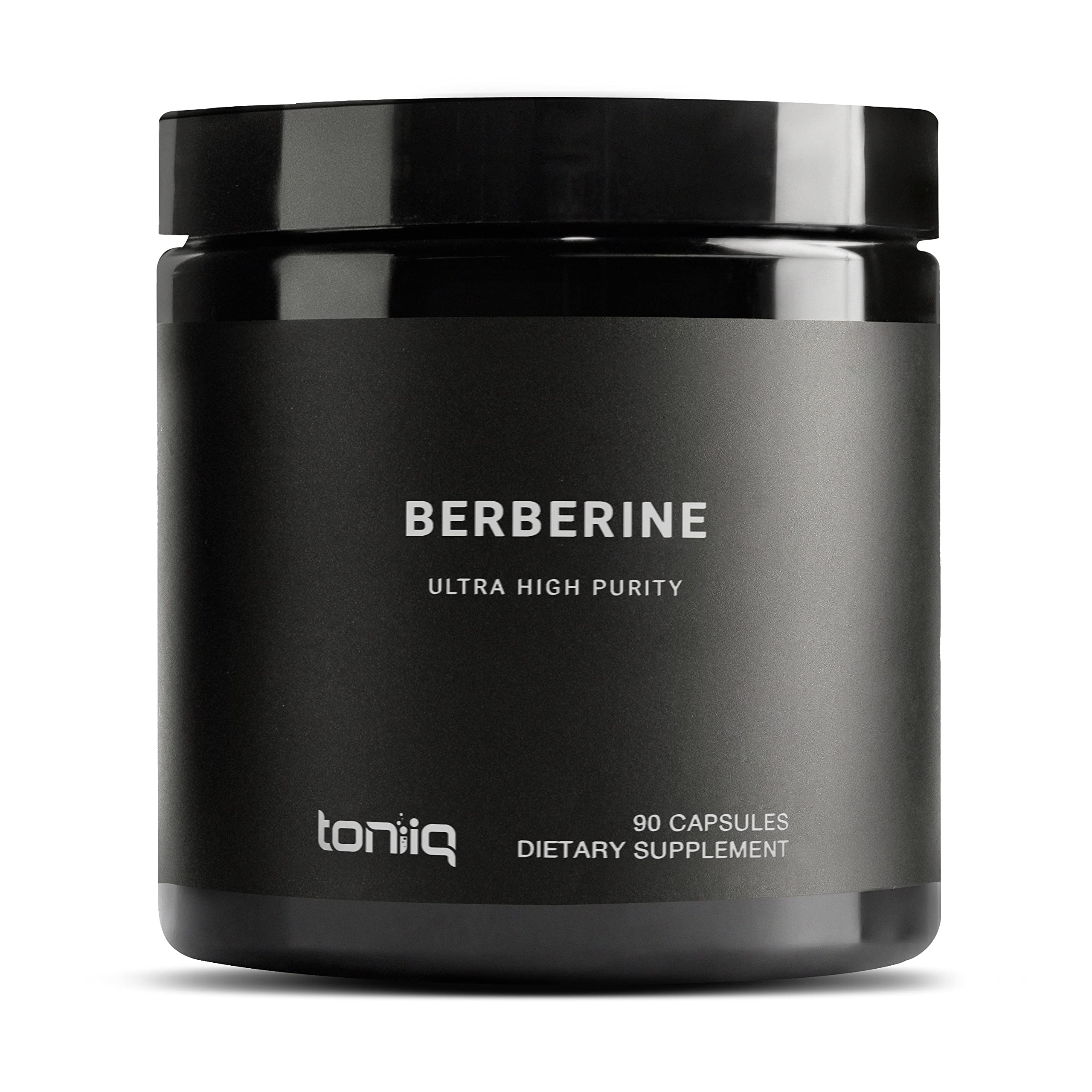 Toniiq Berberine HCl Himalayan bottle on shelf highlighting premium potency for daily routines