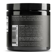 Toniiq Glycine 1300mg capsules close-up of label and dosage.