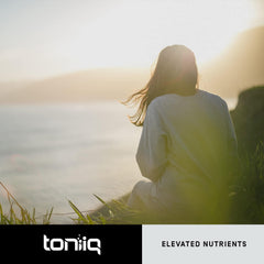 Toniiq Glycine vegetarian capsules highlighting plant-based option.