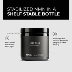 Toniiq NMN USA manufacturing facility backing quality