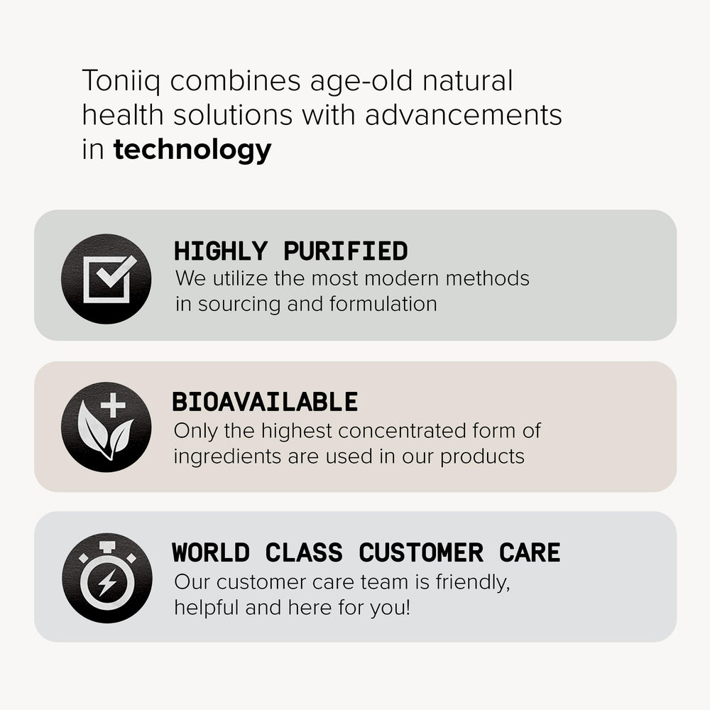 Toniiq Quercetin manufacturing in USA GMP facility