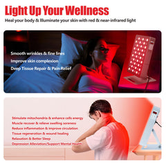 Topcupro adjustable stand enabling wide irradiation across body parts.