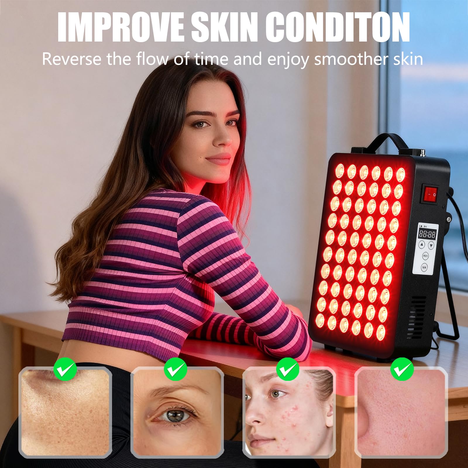 Topcupro device for facial care and full-body wellness at home.