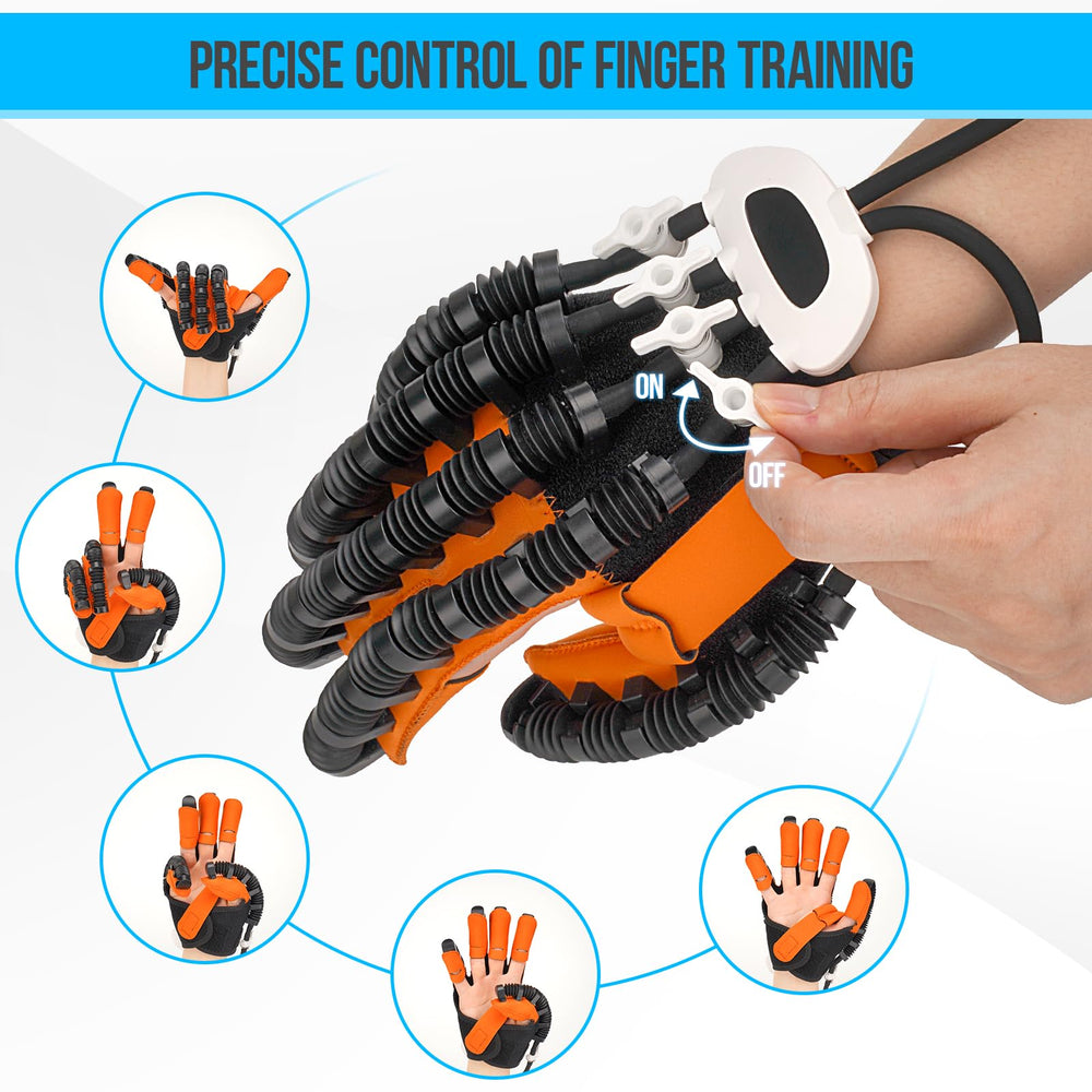 TopLeder Rehabilitation Robot Gloves charging cable enables easy recharge on the go.