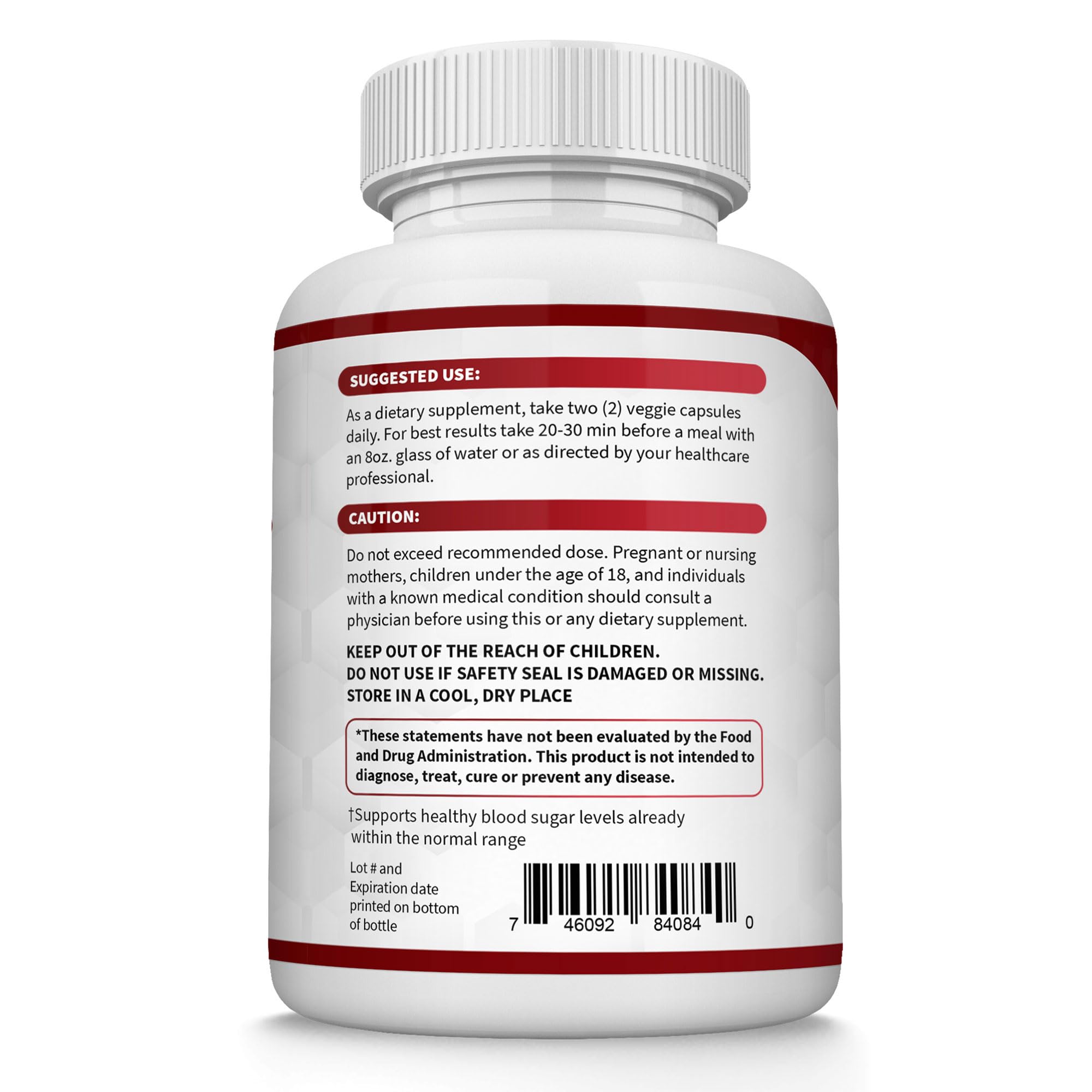 Toplux Blood Sugar Complex product on shelf promotes easy integration into routines.
