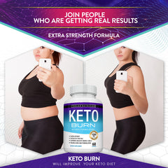 Close-up of Toplux Keto Burn Pills capsules, easy-to-swallow daily supplement.