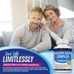 Toplux Magnesium Complex bottle pour highlighting easy daily use