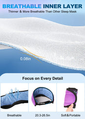 TOPOINT light-blocking nose-area design enhances darkness for side sleepers.