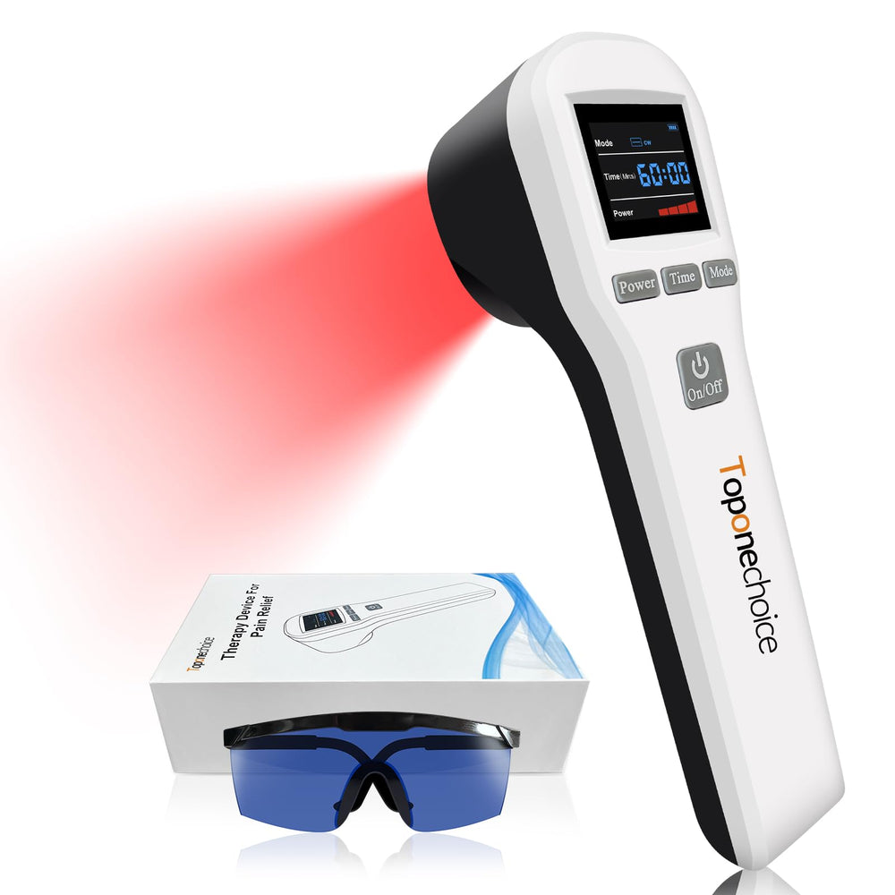 Toponechoice near-infrared therapy device – front view for home use