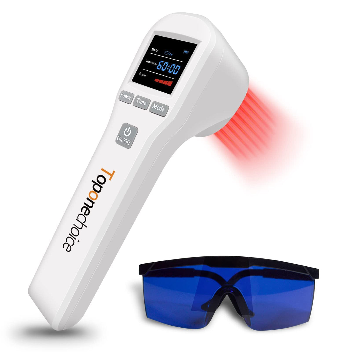 Toponechoice red light therapy device front view for at-home relief