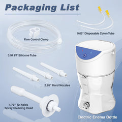 TopQuaFocus colon cleanse kit hose 394ft enables comfortable sessions.