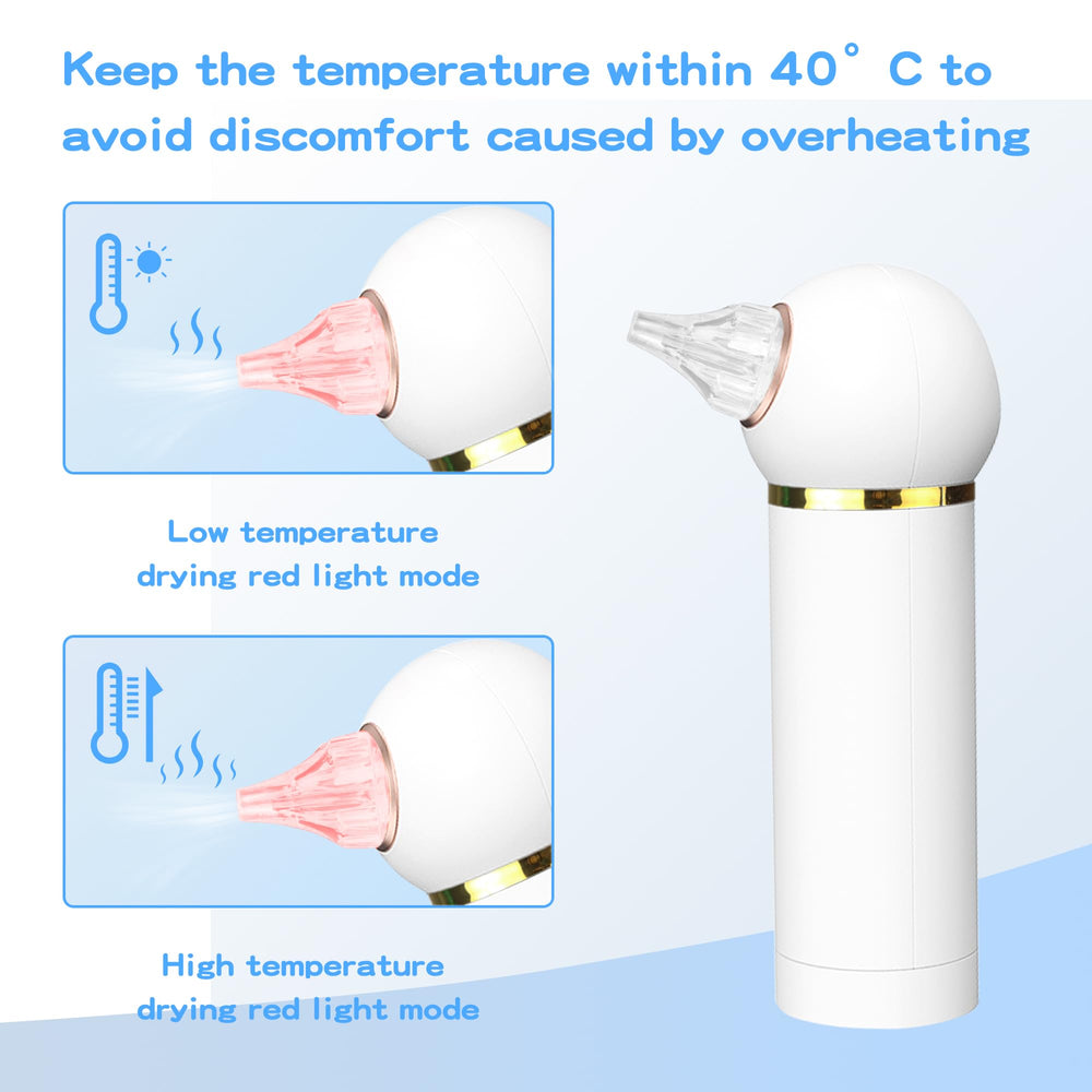 TopQuaFocus Ear Dryer up to 45 minutes battery life for extended use